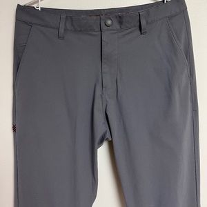 Rhone Commuter Slim City Pants Gray Sz 32x32